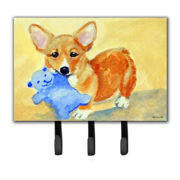 Carolines Treasures 7432TH68 Corgi Teddy Bear Leash or Key