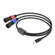 thumbnail image 2 of Cable adaptador de audio auxiliar tipo C macho a 2 XLR Y macho para audio profesional 2m, 2 of 9