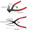 thumbnail image 3 of Right Angle Clamp Pliers, 90/180 Degree, Metal for Automotive, Hoses and Gaskets Use, 3 of 8