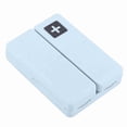 thumbnail image 2 of Pill Box, Portable Medicine Case Foldable Weekly 2 Shots Organizer with 7 Compartments S Funny Magnetic Pill Box, 2 of 7