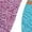 Purple, variant on Girls Chenille Yarn Cabin Socks, 2 Pack, Soft Sole Sherpa Lined with Silicone Grippers, PURPLE, M/L