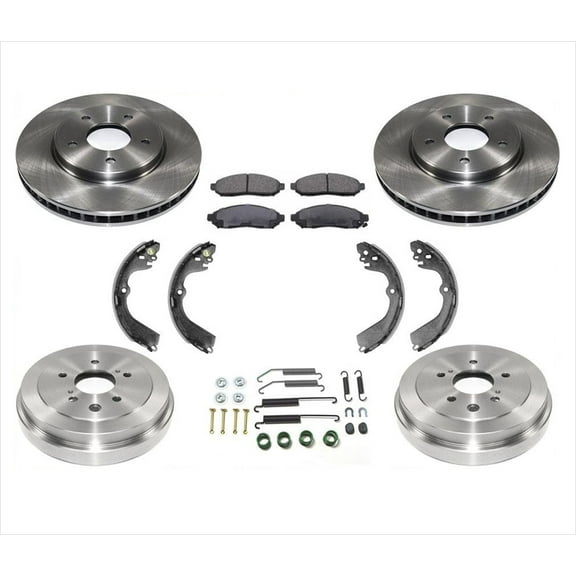Rotors Pads Drums Brake Shoes Springs for Nissan NV200 13-19 City Express 15-18