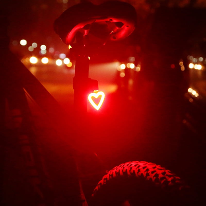heart shaped bike light