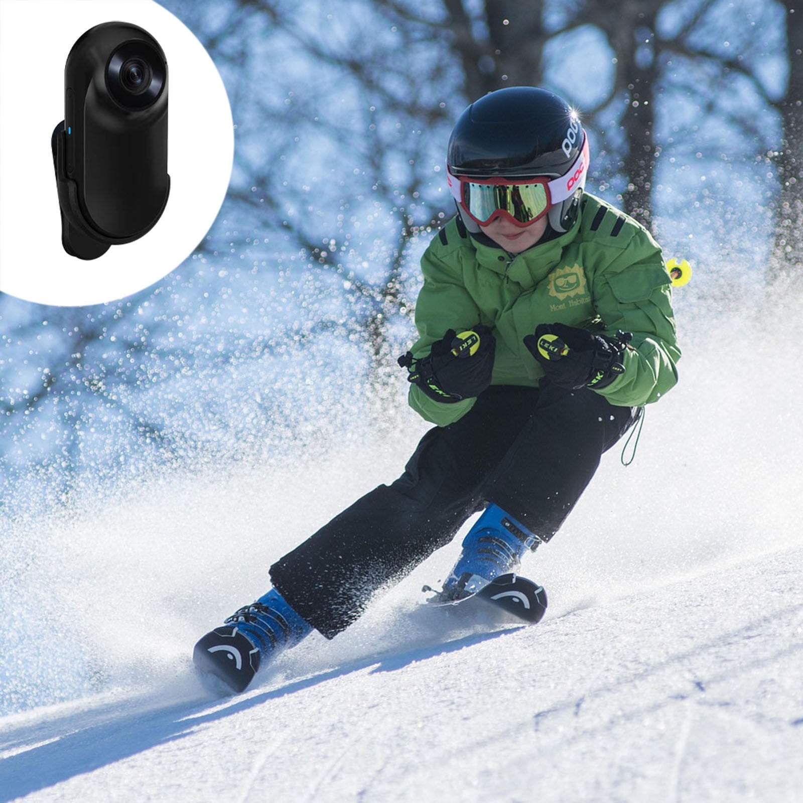 Mini Body Camera with Audio & Video Recording, Portable Wearable Action Camera, Hands-Free POV Recorder for Vlogging, Travel, Pets, Cycling, and Motorcycle Adventures
