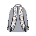 thumbnail image 3 of Baseballs and Trophies White Pattern Backpack for School, Cute School Bag with Adjustable Shoulder Straps and Padded Back, 15.3"x11"x6.7", 3 of 5