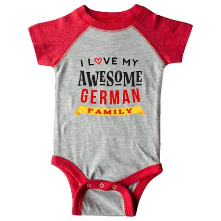 

Inktastic I Love My Germany Family Gift Baby Boy or Baby Girl Bodysuit