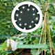 thumbnail image 5 of 5 Piezas Soporte de Guisante de Olor 12 Agujeros Soporte de Agarre Wigwam Agarre de Bastón de Bambú Empuñaduras de Bastón Wigwam de Plástico para Frijoles Guisantes Dulces Tomates Pepinos Plantas Trep, 5 of 5