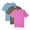Bright Color 3 Pack, variant on Unisex Fusion ChromaSoft Performance T-Shirt, 100% polyester Bulk Tees, Short Sleeve Crewneck Mixed Shirt, Multi Pack Tee, Assorted Solid Best T-Shirts (Bright Color 3 Pack, L)