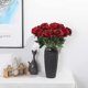 thumbnail image 4 of 12 PCS Artificial Roses, 50cm Single Long Stem Fake Rose (Wine Red), 4 of 5