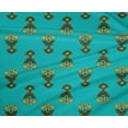 thumbnail image 4 of oneOone Tissu Polyester Lycra Feuilles & Floral Imprimé Bloc Tissu BTY 56 Pouces de Large, 4 of 4