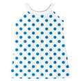 thumbnail image 4 of Big Girls Cute Summer Dresses Sleeveless Sundresses 4-14 Years Teens Kids Trendy Polka Dot Printed Pullover Crewneck A-Line Midi Dress, 4 of 8