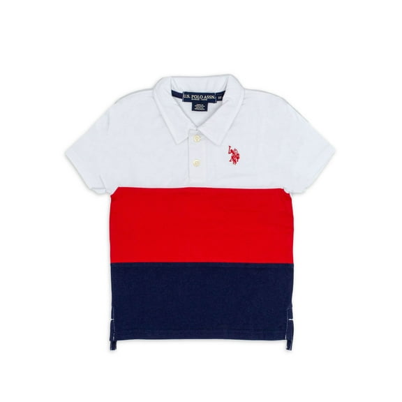 U.S. Polo Assn. Toddler Boy Colorblock Polo Shirt (2T-5T)