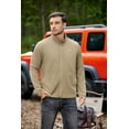 thumbnail image 4 of COOFANDY Mens Waffle Jacket Coat Lightweight Bomber Jacket Varsity Baseball Jacket, 4 of 10