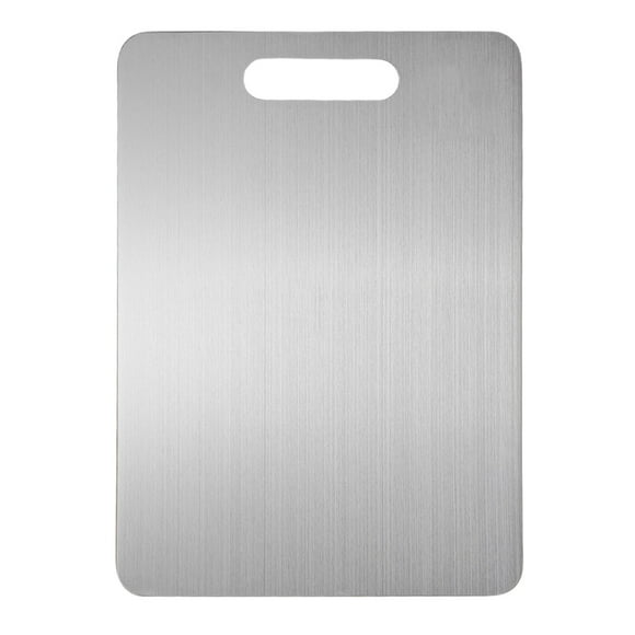 316 Stainless Steel Large Thick Cutting Board for Kitchen Prep Slab with Non- Edge and Durable Design
