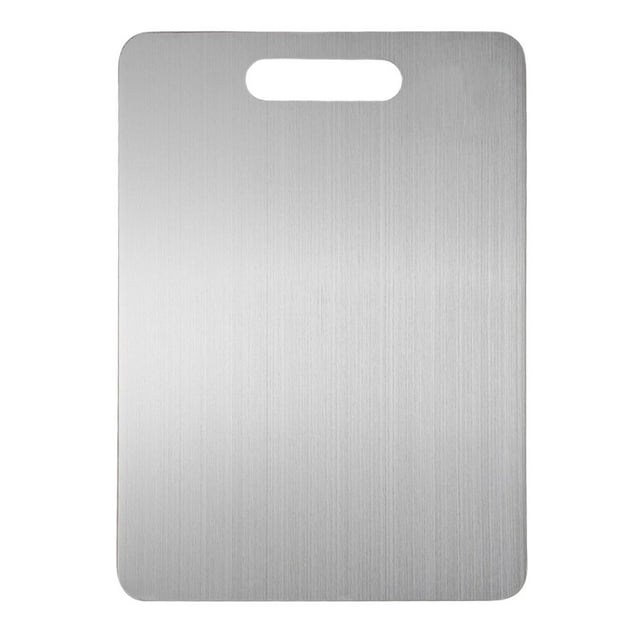 Large Thick 316 Stainless Steel Cutting Board for Kitchen Food Prep and Cooking