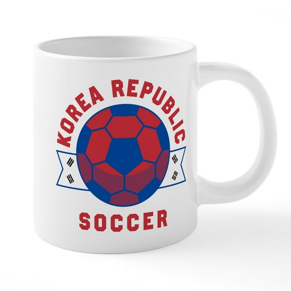 CafePress - South Korea Soccer Mugs - 20 Oz White Ceramic Mega Mug