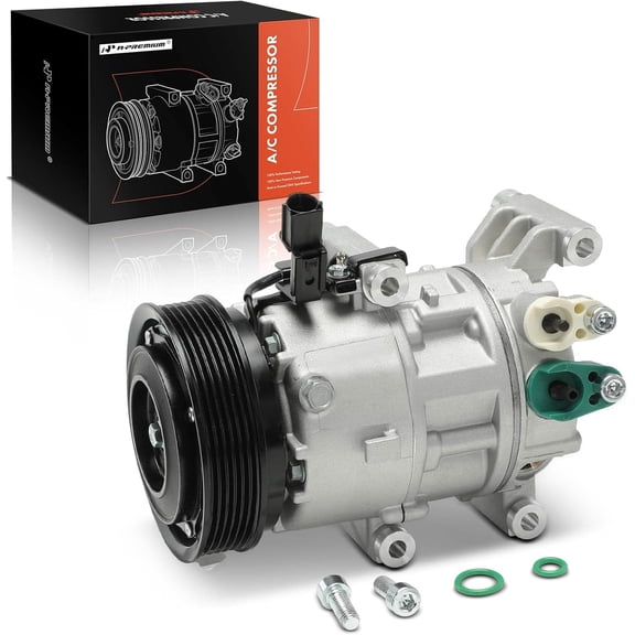 A-Premium AC Compressor with Clutch Compatible with Kia Soul 2012-2013 L4 1.6L Hatchback