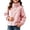 Pink, variant on Girls Fleece Jackets Full Zip Warm Long Sleeve Turtleneck Casual Kids Winter Jacket Pink 10