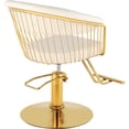 thumbnail image 4 of Silla Circular Gold Estetica Spa Ajustable Giro 360° Blanca, 4 of 9