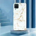 thumbnail image 2 of Case for Samsung Galaxy A12 5G, Soft TPU + IMD Marble Print Pattern Case for Girls Drop Protection Sturdy Compatible with Samsung Galaxy A12 5G Ultra Slim Wireless Charging,White Marble, 2 of 4