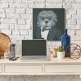 thumbnail image 2 of Stupell Industries Formal Dog in Suit Classy Menswear Glasses Portrait Canvas Wall Art Design by Hollihocks Art, 2 of 4