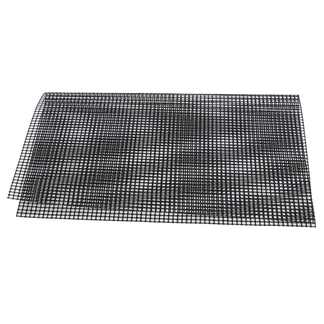 Peahefy Food Grade Non‑Stick Grid Sheet Multifunctional Barbecue Grid Mat for Barbecue Outdoor,Grid Grilling Mat,Barbecue Tool