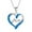B, variant on FENGGHAO Mothers Day Sterling Silver Heart Mom Pendant Necklace Hypoallergenic Alloy Love Jewelry Gift for Women Birthday Anniversary