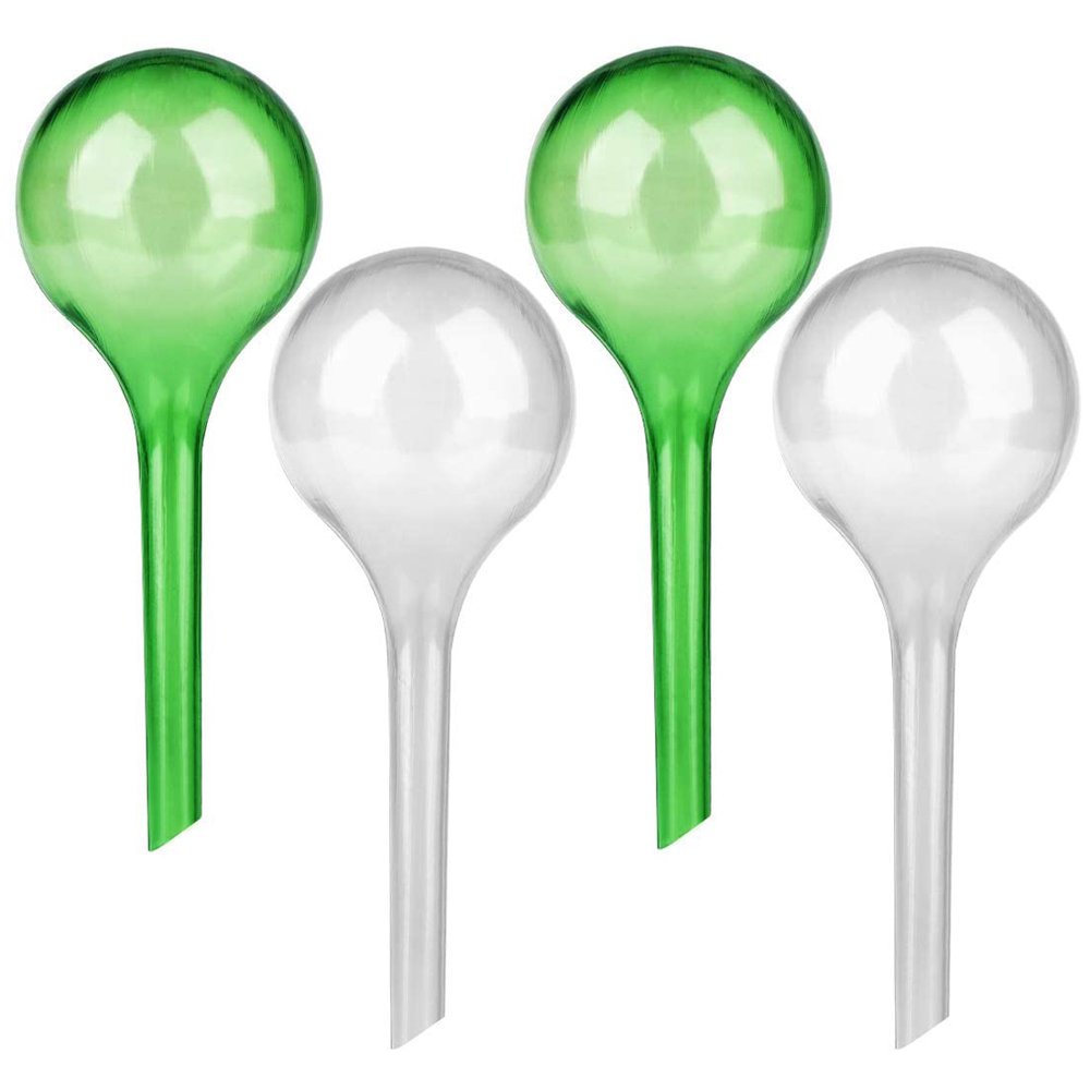 4 Pack Plant Watering Bulbs,8cm L Size Automatic Plant Waterers, Self