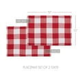 thumbnail image 2 of Annie Red Check Placemat Set of 2 13x19, 2 of 4