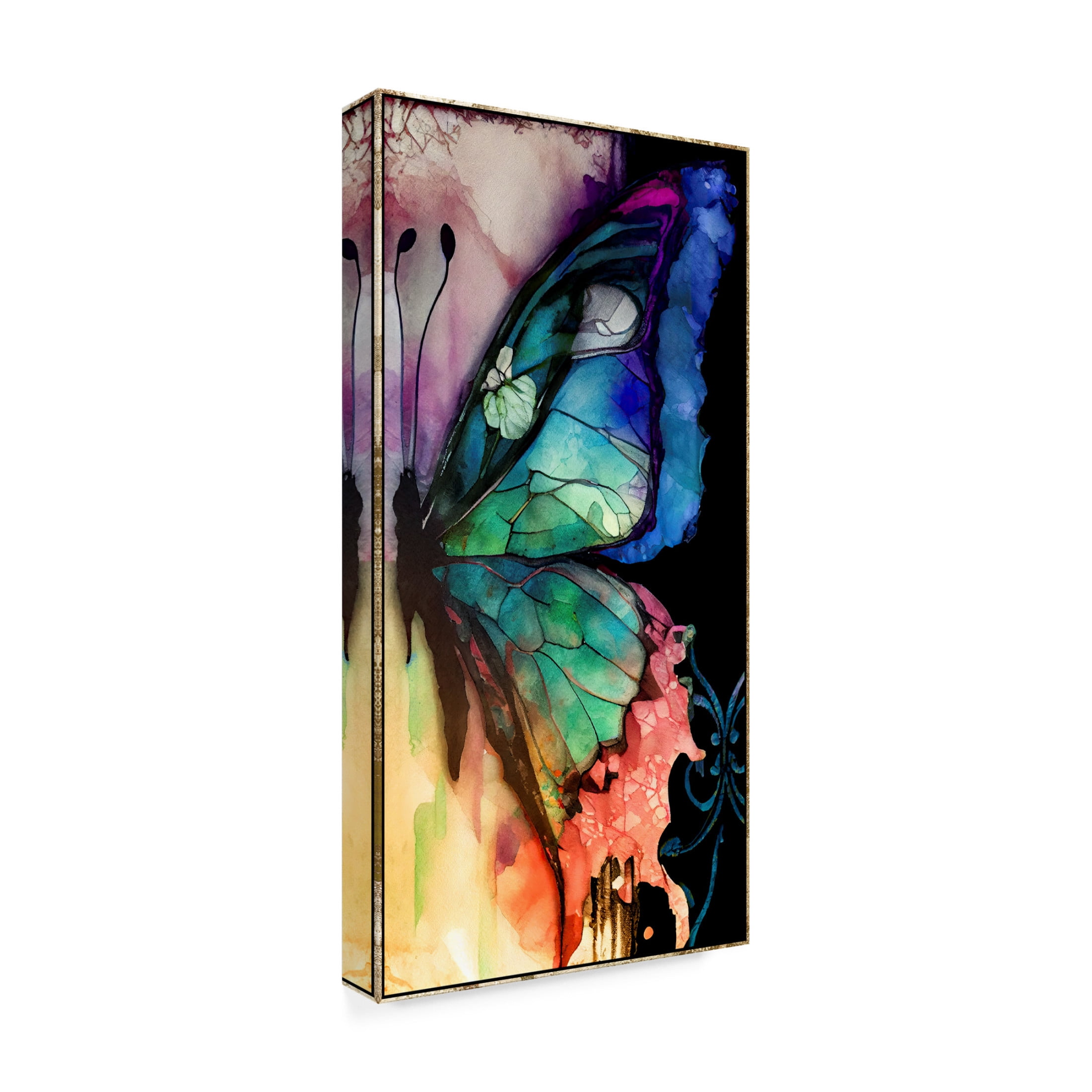 Canvas Wall Art - Sasha 'Transition I' Wall Art for Living Room, Bedroom, or Office Décor by Trademark Fine Art - 10 x 19 Inches