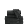 thumbnail image 3 of TRULY SOFT Cloud Solid Black 6 Piece Towel Set, Solid Color, Oeko-TEX Certified, 3 of 6