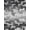 Gray Charcoal White, Pattern 3, variant on ODIKA Tonal Ombre Watercolor Abstract Gradient Irregularly Shaped Odd Flowing Dynamic Foldable Easy Care for King Size Bedroom, Master Suite, Under Bed
