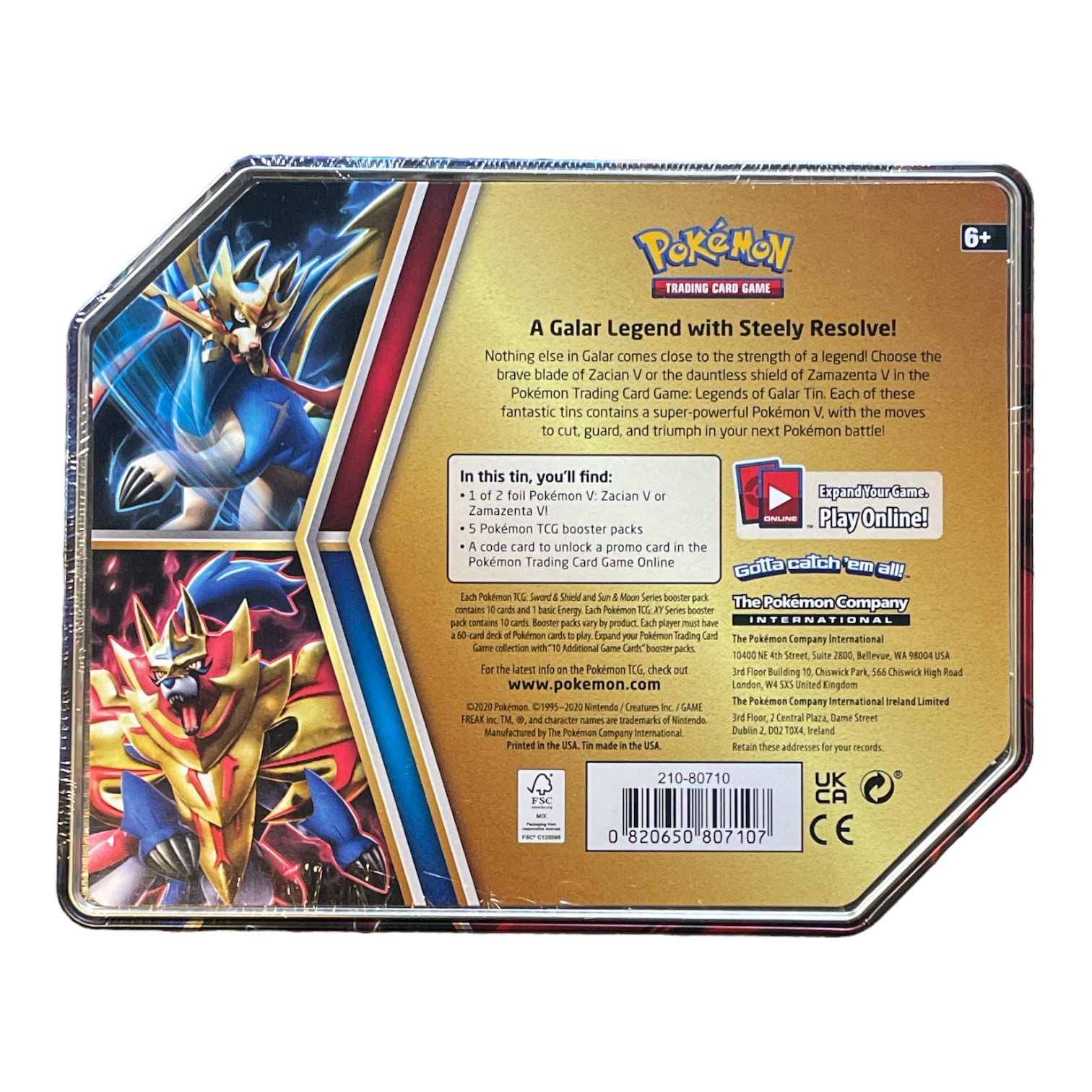 Zamazenta V - Pokemon PTCGL Codes