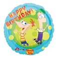 thumbnail image 1 of Phineas And Ferb Happy Birthday Foil Balloon, 1 of 2