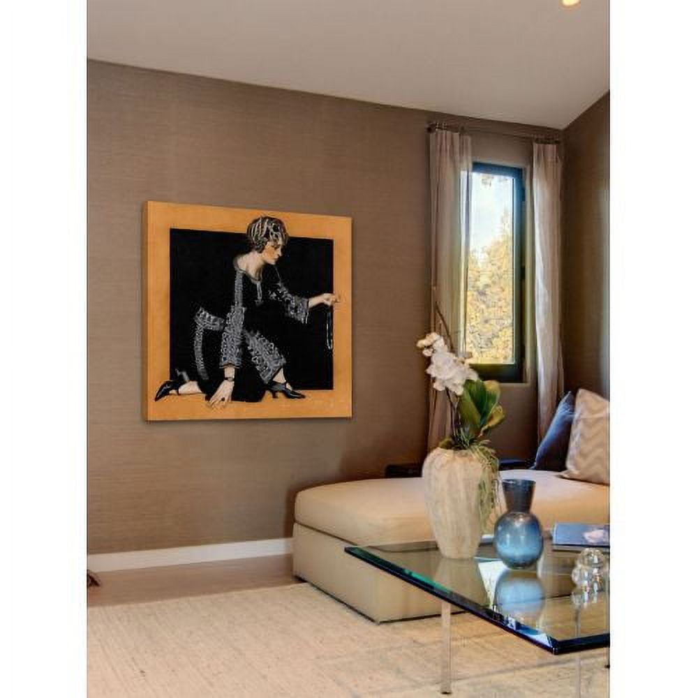"Broken Pearl Necklace" Painting Print on Canvas