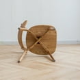 thumbnail image 7 of Solid Oak Wood Dining Chairs Wooden Dining Chairs Set of 4 with Wide Seat and Backrest Oak Wood Kitchen Chairs for Dining Room, Kitchen, Living Room, Natural, 7 of 7