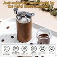 thumbnail image 1 of Yeacher Manual Coffee Grinder Hand Coffee Mill with Ceramic Core Coffee Bean Grinder Coffee Bean Mill for Home and Outdoors, 1 of 8