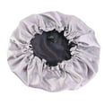 thumbnail image 2 of Gorro de pelo Colcomx reversible doble capa ajustable para dormir Negro, 2 of 6