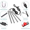 thumbnail image 5 of Kit de luces LED de neón para interiores de automóviles, luces de ambiente para pies, accesorios, luz de fondo, control remoto por aplicación, música, lámparas decorativas RGB automáticas, 5 of 5