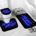 thumbnail image 3 of Shower Curtains for Bathroom, 4 Pcs Funny Quote Bathroom Sets with Shower Curtains and Rugs, Waterproof Durable Fabric Bathroom Shower Curtains with Hooks, 3 of 7