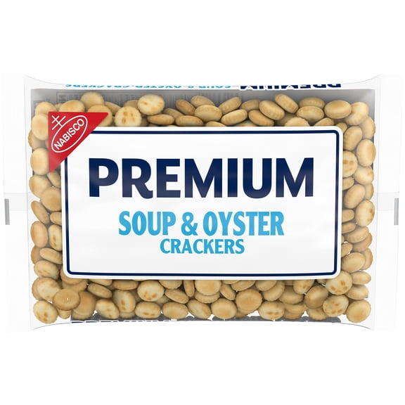 Premium Original Soup & Oyster Crackers, Lunch Snacks, 9 oz