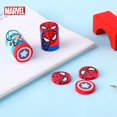 thumbnail image 2 of Borrador de forma linda de dibujos animados del Capitán América de Spider-Man Borrador de papelería creativo, fácil de borrar y que altera la diversión, 2 of 5