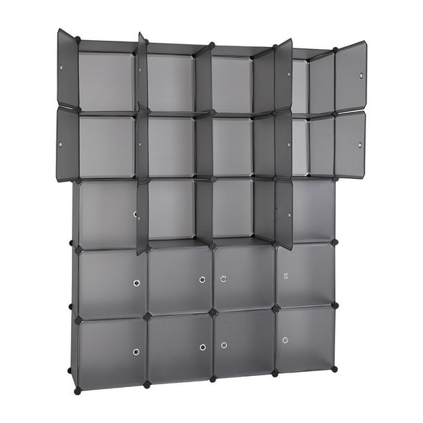 20 Cube Organizer Stackable Plastic Cube Storage Shelves