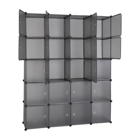 UPC: 0118403486571 | 20 Cube Organizer Stackable Plastic Cube Storage Shelves