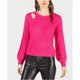 thumbnail image 2 of bar III Suéter de manga globo para mujer, rosa, extra pequeño bar III Pull-over, 2 of 2