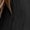 Black, variant on Women's Relaxed Fit V-Neck Short Sleeve Linen Blouse Casual Summer Top
