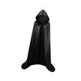 thumbnail image 3 of Capa con capucha Perfecl Capa de Halloween para fiestas y fotografía para hombres y mujeres Negro, 3 of 8
