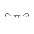 thumbnail image 2 of 2 PK Men's Blue Light Blocking Reading Glasses - Rectangular Metal Half-Frame - Spring Hinge Readers +2.00, 2 of 6