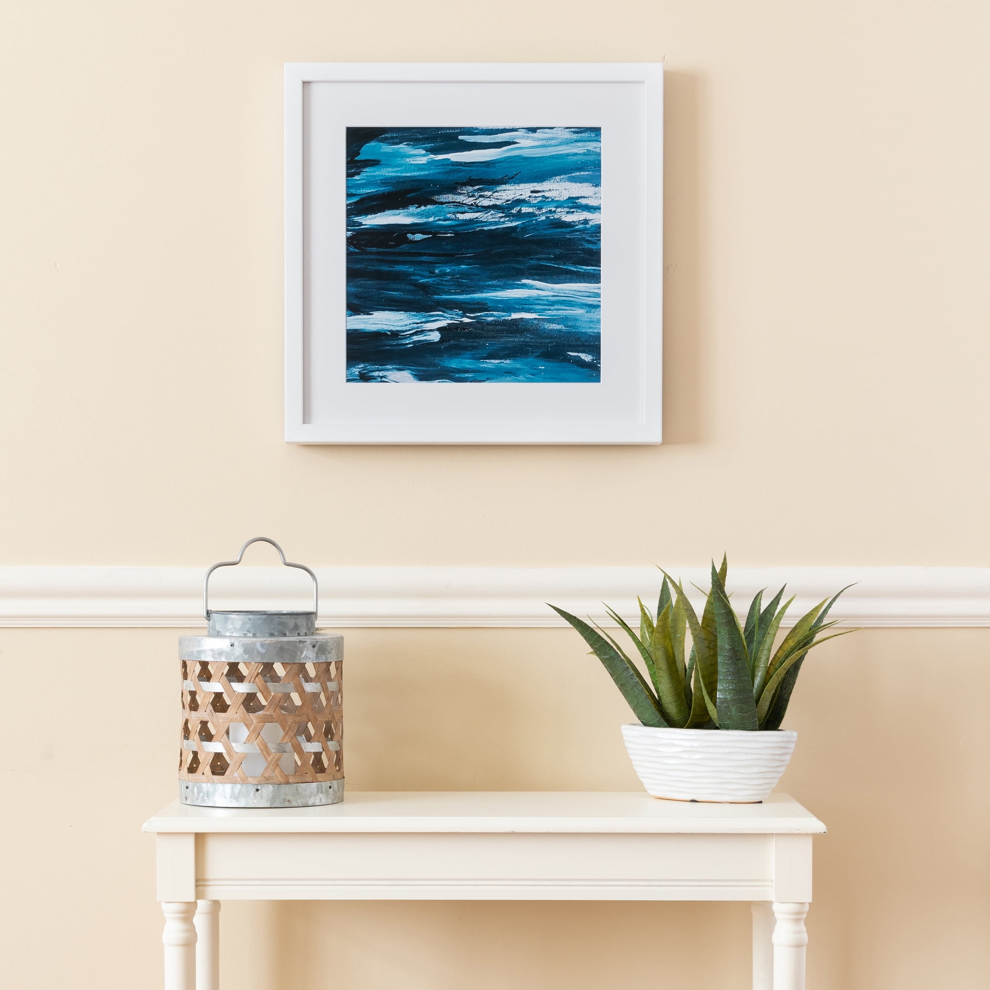 ArtToFrames 18" x 24" Contemporary White Picture Frame, 18x24 inch White Wood Poster Frame (WOM-4164), 5 Pack