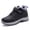 Dark Gray, variant on Xmyrz Mens Waterproof Snow Boots Weekend Resistant Vogue Cozy Coldproof Hook Loop Wide Calf Boots Winter Boots Mens Shoes